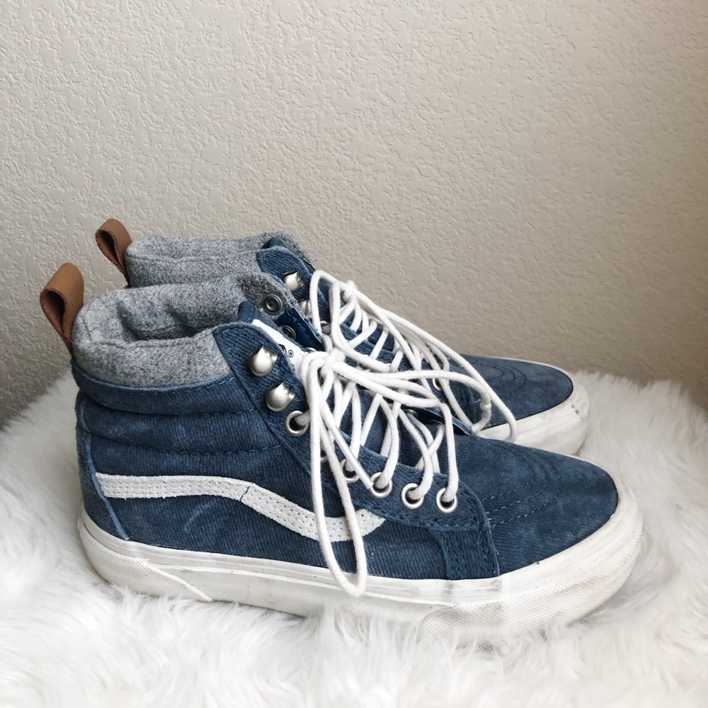 Vans Sk8-Hi MTE Denim Suede Skate Shoes